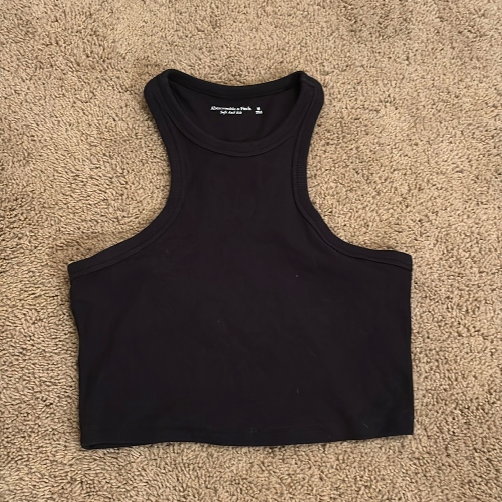 Medium Sized Abercrombie & Fitch Black Tank Too